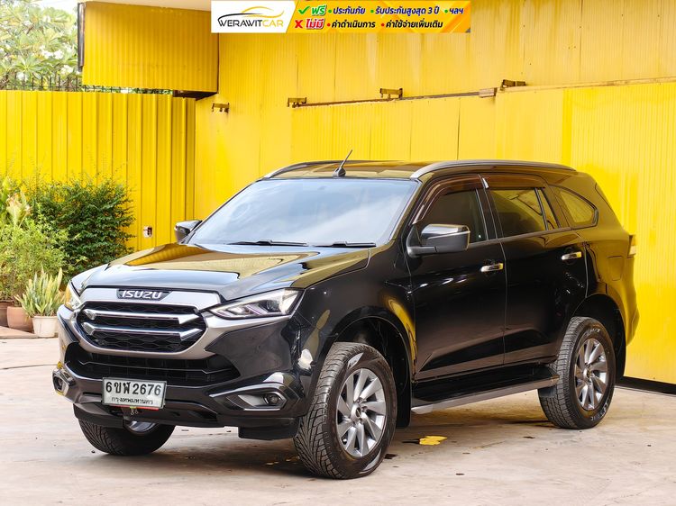 Isuzu MU-X 2021 1.9 Luxury 2WD Utility-car ดีเซล ไม่ติดแก๊ส เกียร์อัตโนมัติ ดำ รูปที่ 3