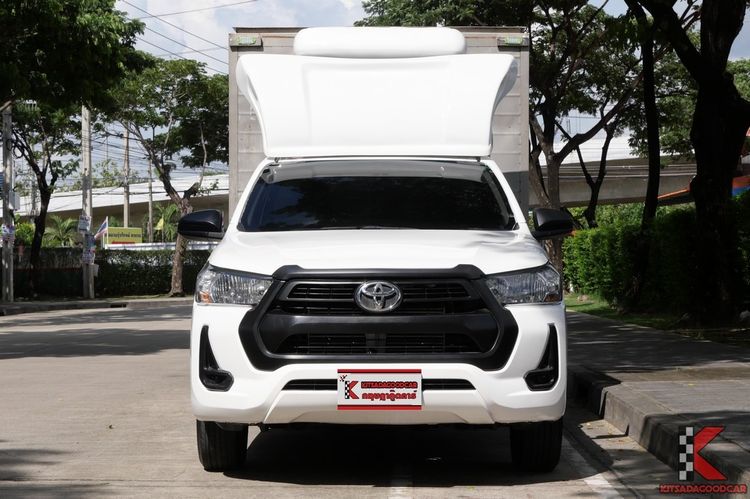 Toyota Hilux Revo 2021 2.4 Entry Pickup ดีเซล ไม่ติดแก๊ส เกียร์ธรรมดา ขาว รูปที่ 2