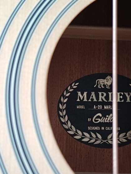 ขายกีตาร์โปร่ง  Guild A-20 Bob Marley signature มือสอง สถาพเหมือนใหม่สวย ๆ ไม่มีริ้วรอย ไม้Mahogany รูปที่ 7