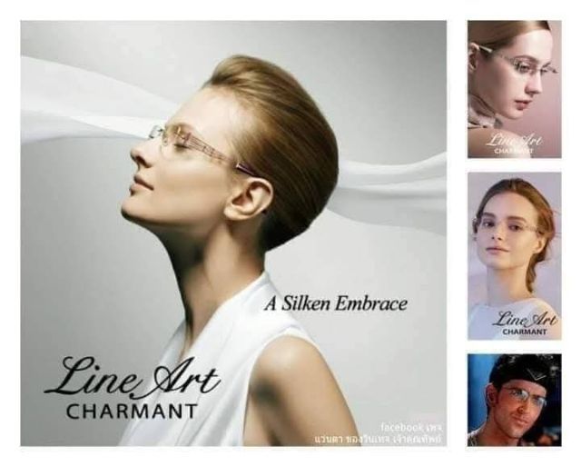 แว่นสายตาไทเทเนียมบริสุทธิ์ชั้นเลิศ CHARMANT LINE ART ซีรีส์ตัวท็อปของ 'ชาร์มังต์' รุ่น Quintet  สำหรับผู้มีดนตรีในหัวใจ เลนส์บลู โพรเทค มัลติโค้ท ค่าสายตายาว 225...Autentic CHARMANT LINE ART handcrafted in Sabae, Japan
 รูปที่ 6