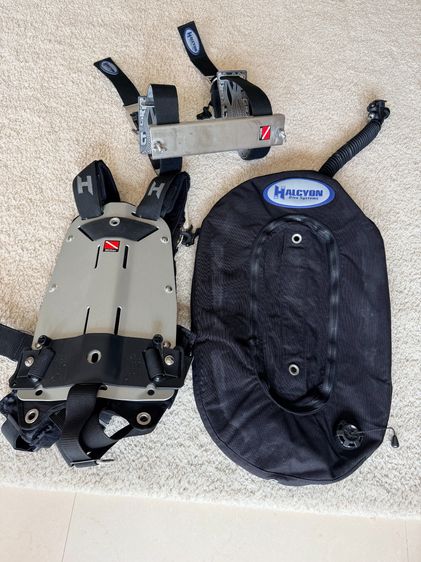 Halcyon Eclipse BPW SS Backplate Wing STA Single Tank ชุดบีซีดี แบ็คเพลท วิง สำหรับถังเดี่ยว Scuba Tech Bangkok Cash Only