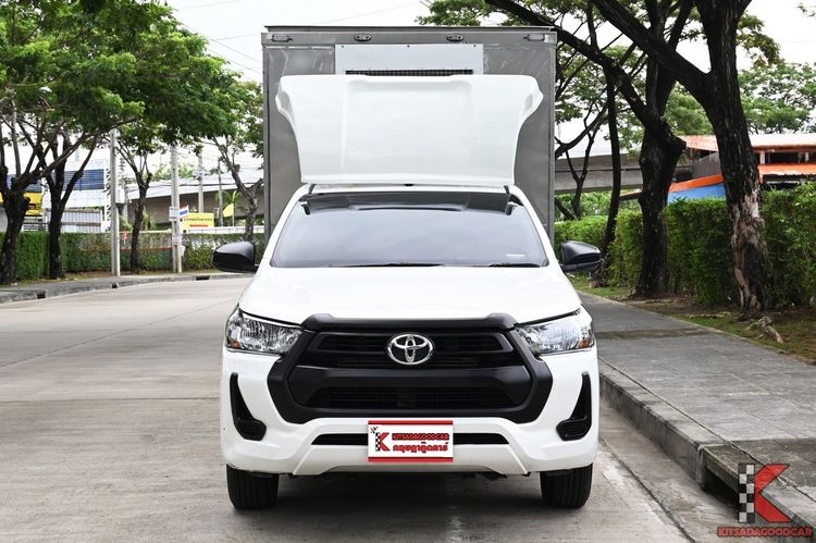 Toyota Hilux Revo 2021 2.4 Entry Pickup ดีเซล ไม่ติดแก๊ส เกียร์ธรรมดา ขาว รูปที่ 2