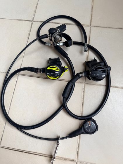 Atomic DIN 300 Regulator Set T3 Primary B2 Octo SPG ชุดเรกูเลเตอร์ สกูบ้า Bangkok Cash Only