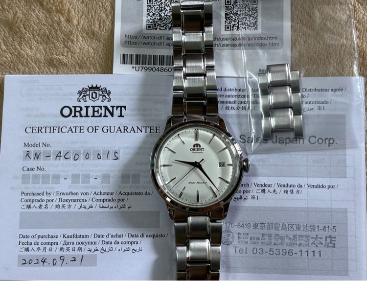 ขายนาฬิกา Orient Made in Japan ของแท้ สภาพใหม่มาก รูปที่ 8