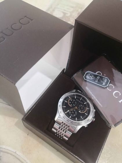 Gucci G-Timeless YA126257 126.2 Men's Black Watch รูปที่ 7