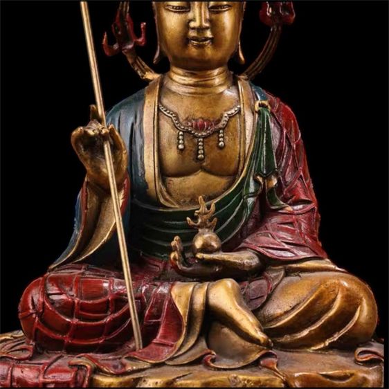 🕉️พระพุทธรูปพระโพธิสัตว์กษิติครรภ์  รูปที่ 2