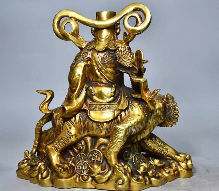 🐲 เทพเจ้าไฉ่ซิงเอี๊ยปางบู๊ (ขี่เสือ)  รูปที่ 4