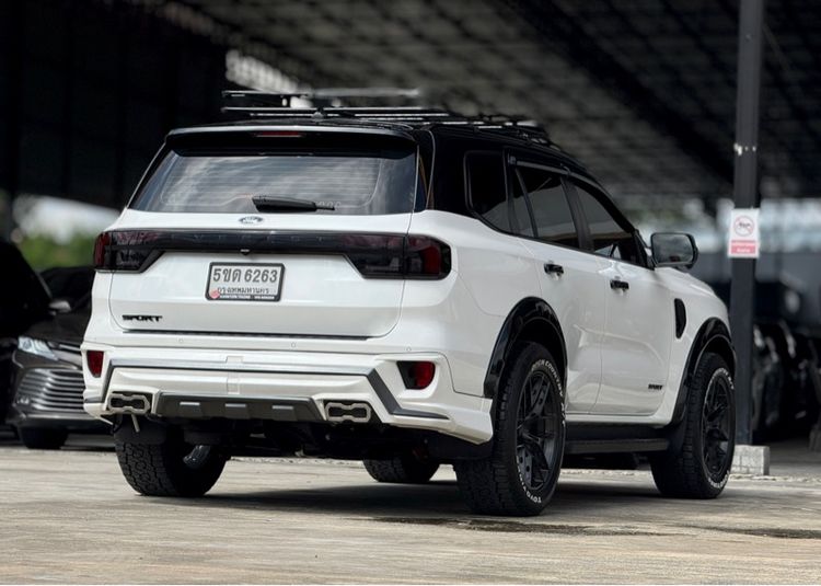 Ford Everest 2024 2.0 Turbo Sport Utility-car ดีเซล ไม่ติดแก๊ส เกียร์อัตโนมัติ ขาว รูปที่ 4