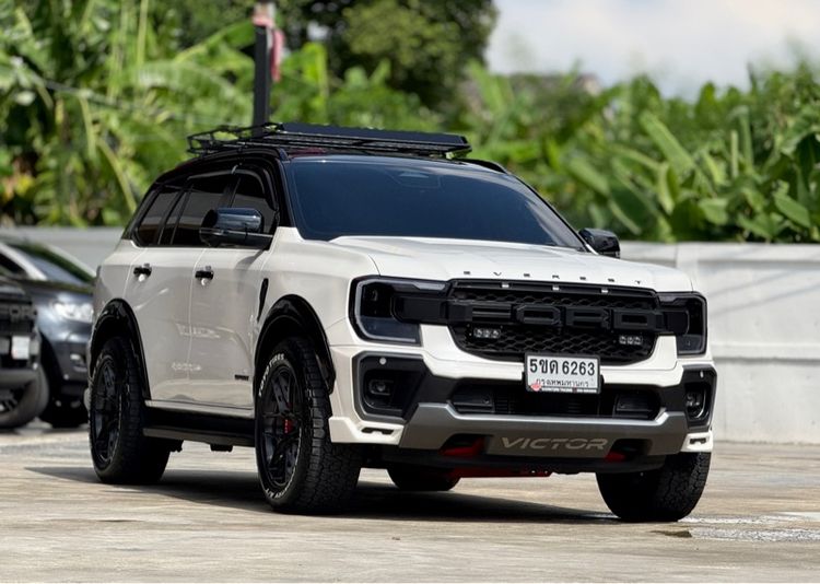 Ford Everest 2024 2.0 Turbo Sport Utility-car ดีเซล ไม่ติดแก๊ส เกียร์อัตโนมัติ ขาว รูปที่ 3