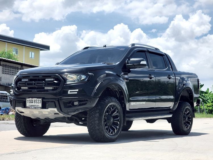 Ford Ranger 2015 3.2 Wildtrak 4WD Pickup ดีเซล ไม่ติดแก๊ส เกียร์อัตโนมัติ ดำ รูปที่ 3