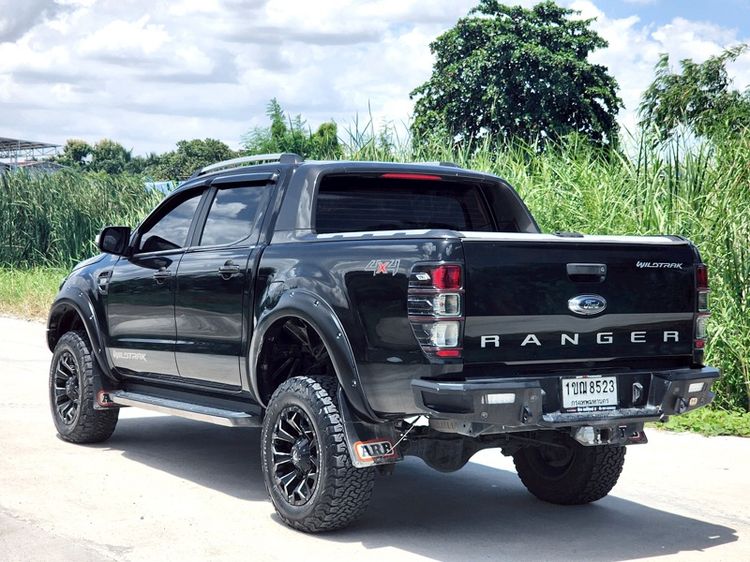 Ford Ranger 2015 3.2 Wildtrak 4WD Pickup ดีเซล ไม่ติดแก๊ส เกียร์อัตโนมัติ ดำ รูปที่ 2