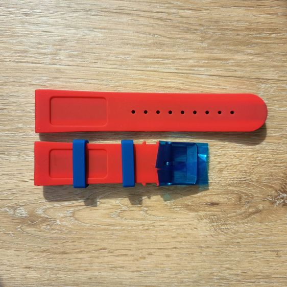 สายนาฬิกาซิลิโคน ลายธงชาติไทย ขนาดหัวสาย 21 มิล รูปที่ 5