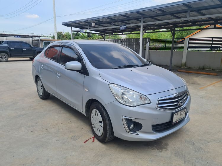 Mitsubishi Attrage 2015 1.2 GLX Sedan เบนซิน เกียร์อัตโนมัติ บรอนซ์เงิน รูปที่ 3