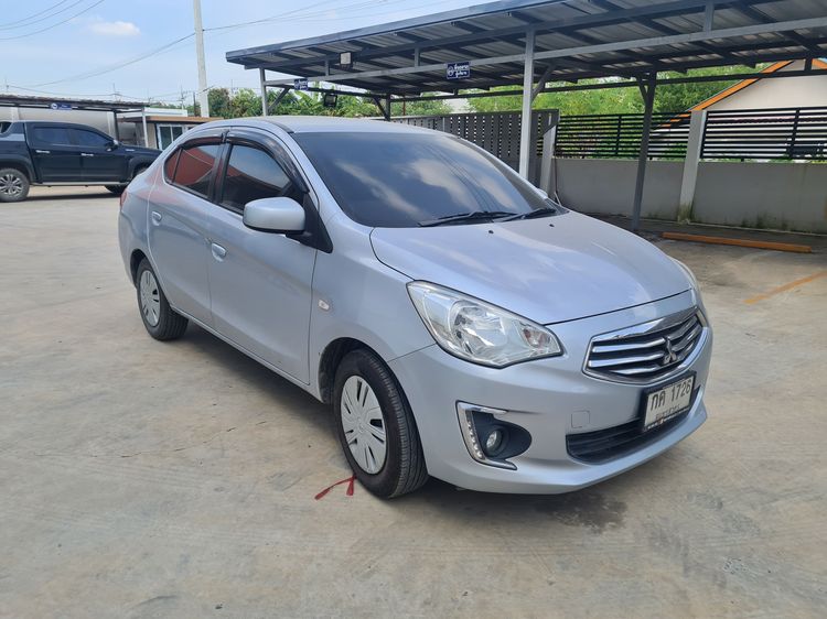 Mitsubishi Attrage 2015 1.2 GLX Sedan เบนซิน เกียร์อัตโนมัติ บรอนซ์เงิน รูปที่ 2