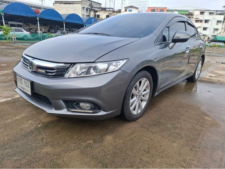 Honda Civic 2012 2.0 E i-VTEC Sedan เบนซิน LPG เกียร์อัตโนมัติ เทา รูปที่ 2