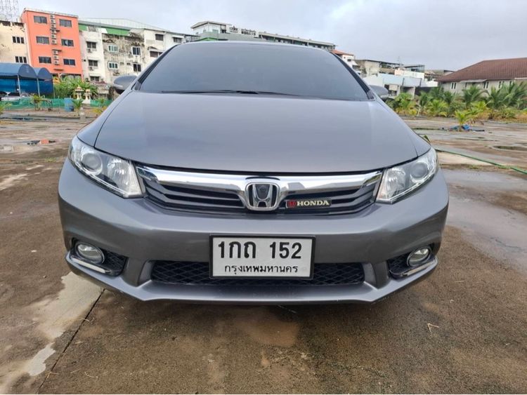 Honda Civic 2012 2.0 E i-VTEC Sedan เบนซิน LPG เกียร์อัตโนมัติ เทา รูปที่ 3