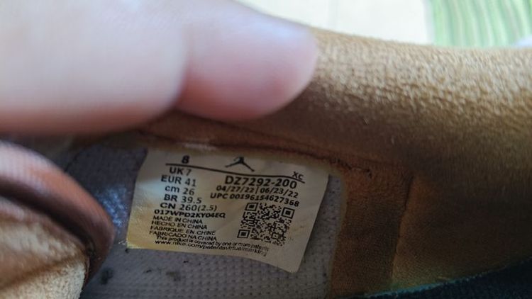 Nike Air Jordan
1 Retro Low OG Zion Williamson Voodoo รูปที่ 6