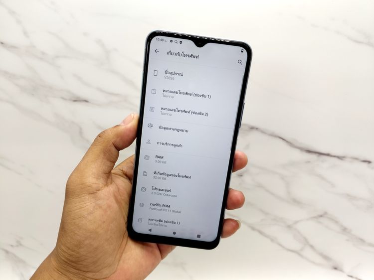 ขาย VIVO Y12s สีฟ้า มือสอง สภาพสวย รูปที่ 2