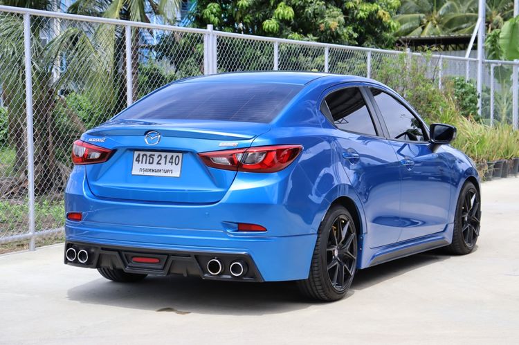 Mazda Mazda 2 2015 1.5 XD High Sedan ดีเซล ไม่ติดแก๊ส เกียร์อัตโนมัติ ฟ้า รูปที่ 3