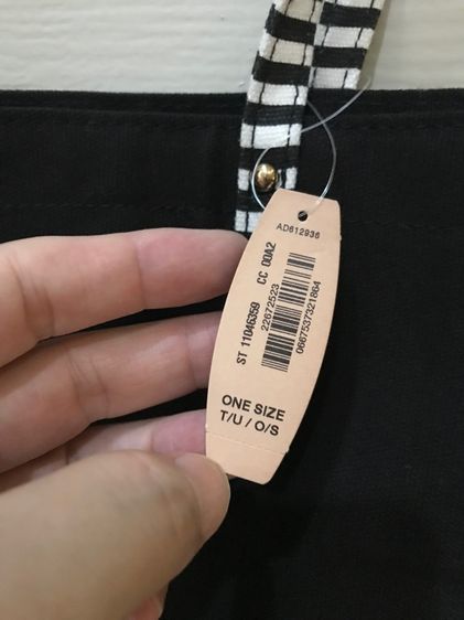 ลดราคา Victoria Secret ของแท้ กระเป๋าผ้า สีดำ ของใหม่เก่าเก็บ รูปที่ 7