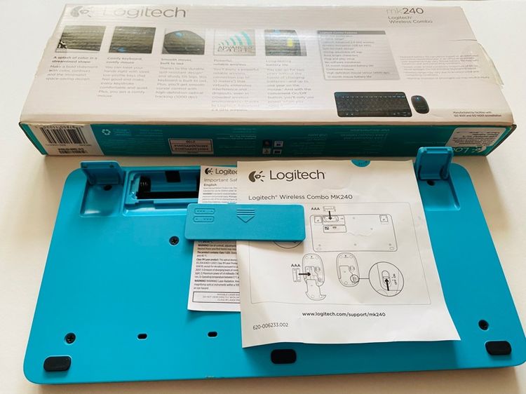 ขายแต่ตัว คีย์บอร์ด Logitech Wireless Combo รุ่น MK 240 (ไม่มีดองเกิ้ลเมาส์) รูปที่ 4