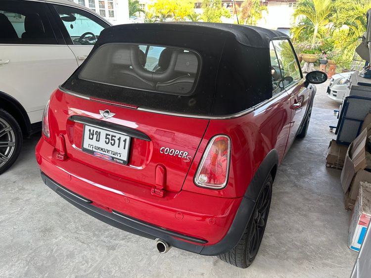 Mini Cabrio 2006 1.6 Cooper Sedan เบนซิน ไม่ติดแก๊ส เกียร์อัตโนมัติ แดง รูปที่ 4