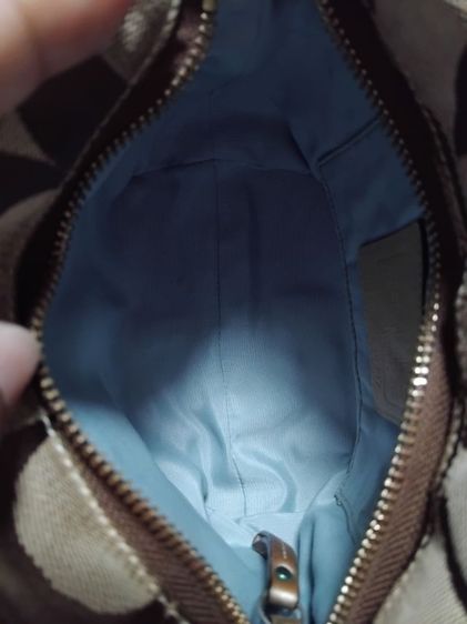 ขายกระเป๋าถือ Coach  สีน้ำตาลทอง รูปที่ 9