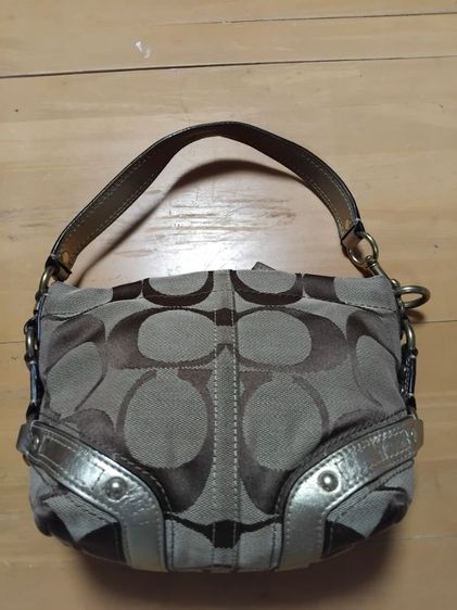ขายกระเป๋าถือ Coach  สีน้ำตาลทอง รูปที่ 3