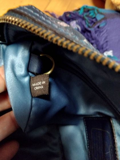 ขายกระเป๋าถือ Coach  สีน้ำเงิน รูปที่ 12