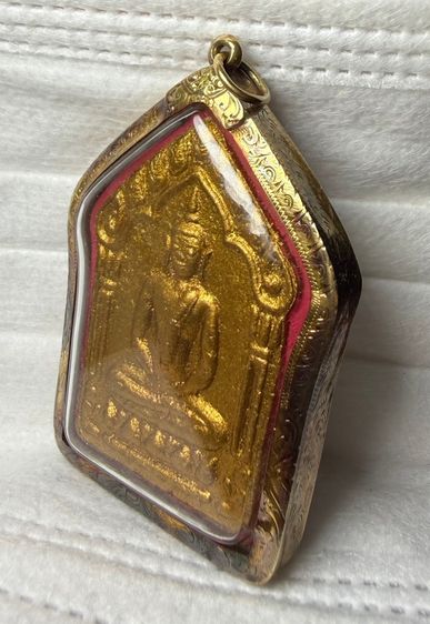 พระขุนแผนพรายกุมาร ปี46 เนื้อเหลืองทาทอง พิมพ์ใหญ่หลังตะกรุดทองแดงเฃี่ยมทองคำแท้ สวยงามตามภาพครับท่าน รูปที่ 6