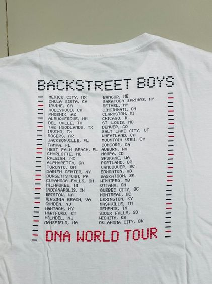 เสื้อวง BackStreet Boys รูปที่ 9