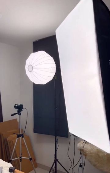 ไฟไลฟ์สด มือสอง NiceFoto ชุดไฟ Studio KT-HC404 Set 3