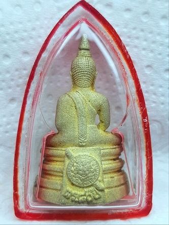 พระพุทธโสธร รุ่นประวัติศาสตร์ 80ปีกรมตำรวจ เนื้อเงินพ่นทราย บล็อกคอสามเส้น รูปที่ 7