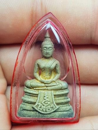 พระพุทธโสธร รุ่นประวัติศาสตร์ 80ปีกรมตำรวจ เนื้อเงินพ่นทราย บล็อกคอสามเส้น รูปที่ 6