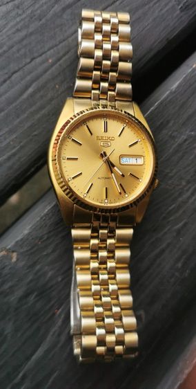 Vintage Seiko presiden auto day-date gold 7s26 ขอหยักตัวนิยม เดิม เดิมทองทั้งเรือนและสาย ใสกิ๊กเครื่องสวย เดินปรกติ สะสมใช้งานได้อีกนานครับ รูปที่ 3