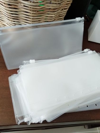 ซองพลาสติกใสแบรนด์​MUJI
