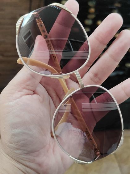 แว่นกันแดด Christian Dior 2250 41 vintage sunglasses Over size made in Austria 70's งานเก่าวินเทจหายาก  รูปที่ 15