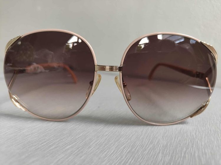 แว่นกันแดด Christian Dior 2250 41 vintage sunglasses Over size made in Austria 70's งานเก่าวินเทจหายาก  รูปที่ 4