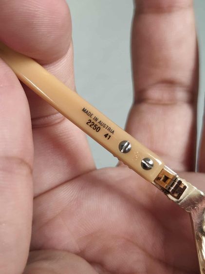 แว่นกันแดด Christian Dior 2250 41 vintage sunglasses Over size made in Austria 70's งานเก่าวินเทจหายาก  รูปที่ 9