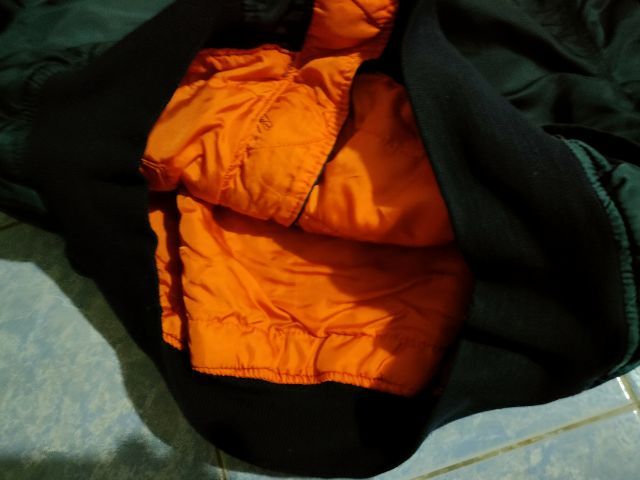 ขายเสื้อเจคเกตไฟท์ไม่ขาดไม่ปะสภาพดีสีเข้ม รูปที่ 8