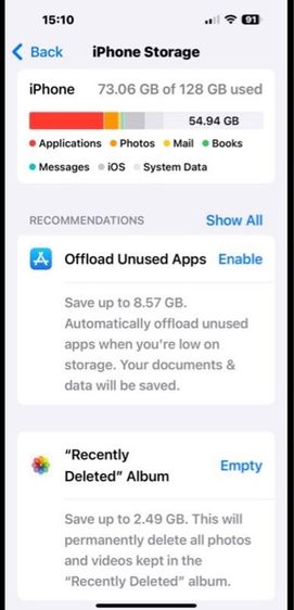  ถูกกว่าใหม่ iPhone 15plus สีฟ้า 128gb warrantee jan2026 กล่อง อุปกรณ์ครบ เจ้าของขายเอง คุ้มมาก รูปที่ 4