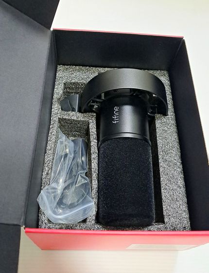 ไมโครโฟน ไลฟ์สด FIFINE K688 เสียงดีขั้นเทพหาข้อมูลได้ เชื่อมต่อ USB หรือ XLR (ประเภทไดนามิก ทำให้เสียงรบกวนน้อย) ซื้อมาเก็บอย่างดีไม่ได้ใช้ รูปที่ 5