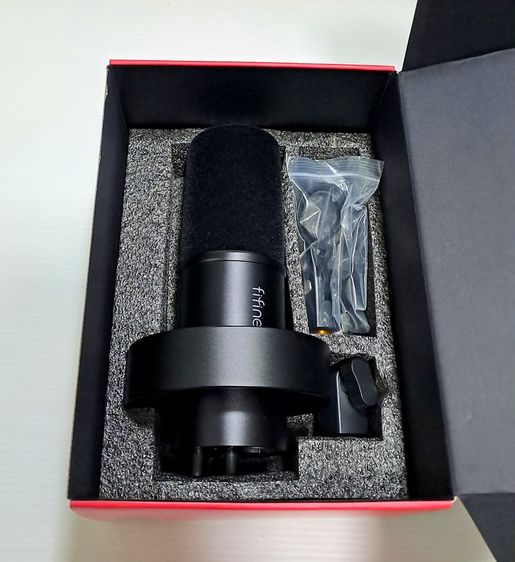 ไมโครโฟน ไลฟ์สด FIFINE K688 เสียงดีขั้นเทพหาข้อมูลได้ เชื่อมต่อ USB หรือ XLR (ประเภทไดนามิก ทำให้เสียงรบกวนน้อย) ซื้อมาเก็บอย่างดีไม่ได้ใช้ รูปที่ 6