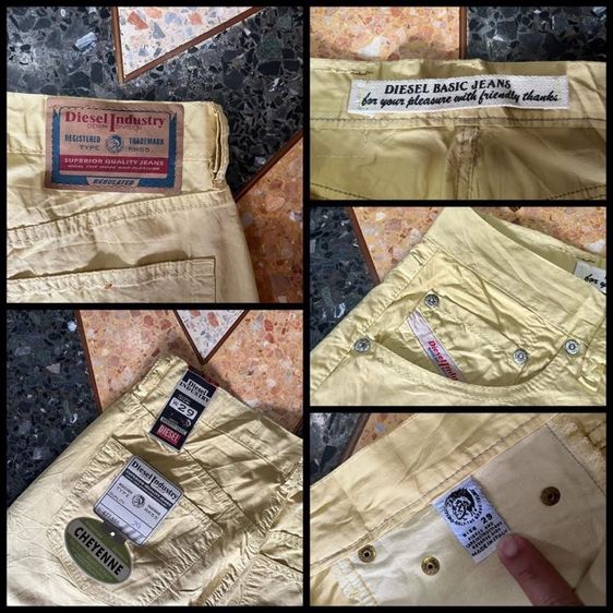 📌DIESEL -มือ1ป้ายห้อย  Made in Italy 🇮🇹.  เอว29-30 รูปที่ 5