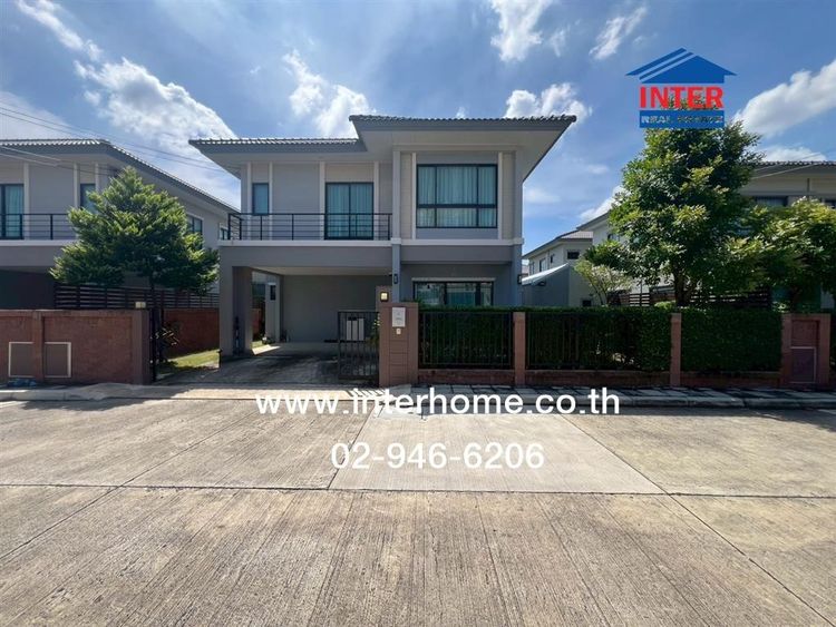 บ้านเดี่ยว 2 ชั้น 53.9 ตร.ว. หมู่บ้านเดอะแพลนท์ กรุงเทพ-ปทุมธานี ถนนกรุงเทพ-ปทุมธานี 307 ถนนสะพานนนทบุรี-บางบัวทอง (345) เมืองปทุมธานี