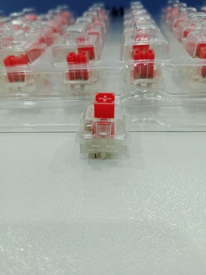 Red Switch Mechanical Keyboard Linear Switch  ของ ATOM แพ็ค 45 ตัว สภาพเหมือนใหม่ ใช้ได้ทุกตัว รูปที่ 2