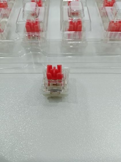 Red Switch Mechanical Keyboard Linear Switch  ของ ATOM แพ็ค 45 ตัว สภาพเหมือนใหม่ ใช้ได้ทุกตัว รูปที่ 4