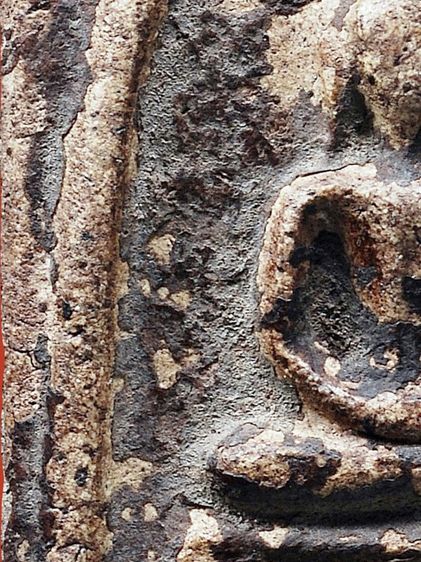 พระบ้าน พระสมเด็จวัดระฆัง พิมพ์ฐานแซม ลงรักเก่า รูปที่ 10