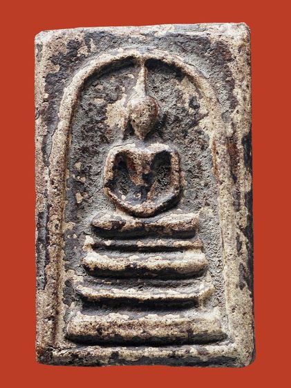 พระบ้าน พระสมเด็จวัดระฆัง พิมพ์ฐานแซม ลงรักเก่า รูปที่ 6