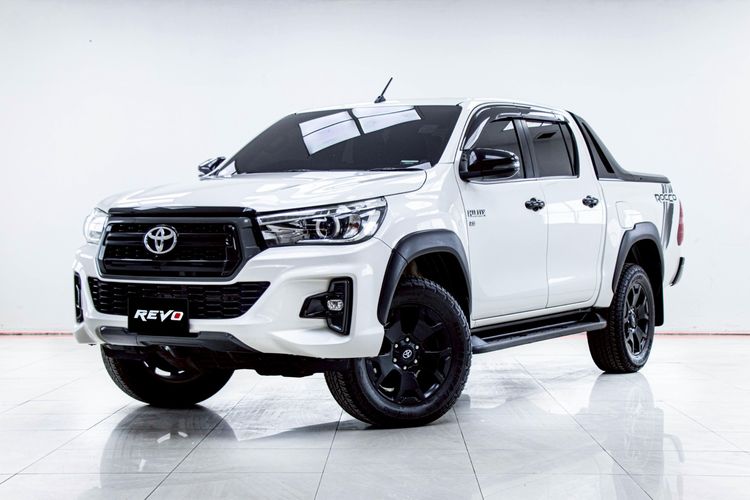 Toyota Hilux Revo 2018 2.8 Prerunner G Rocco Pickup ดีเซล ไม่ติดแก๊ส เกียร์อัตโนมัติ ขาว